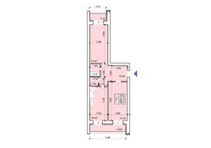 2-к квартира, вторичка, 70м2, 1/10 этаж