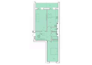 2-к квартира, вторичка, 70м2, 1/10 этаж