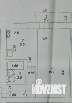 1-к квартира, вторичка, 30м2, 4/5 этаж