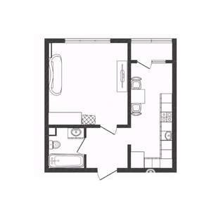 1-к квартира, вторичка, 37м2, 7/9 этаж