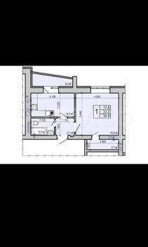 1-к квартира, вторичка, 37м2, 2/10 этаж