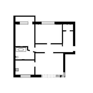 3-к квартира, вторичка, 66м2, 9/10 этаж