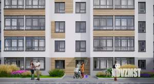 1-к квартира, строящийся дом, 44м2, 8/10 этаж