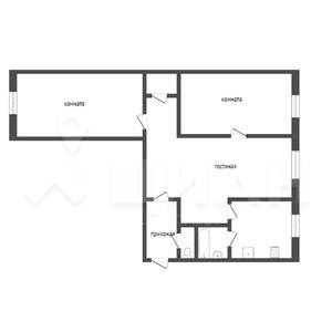 3-к квартира, вторичка, 56м2, 5/5 этаж