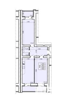 2-к квартира, вторичка, 70м2, 8/10 этаж
