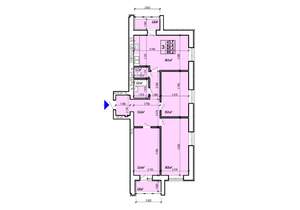 3-к квартира, вторичка, 88м2, 2/10 этаж