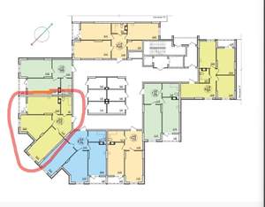 2-к квартира, сданный дом, 74м2, 2/10 этаж