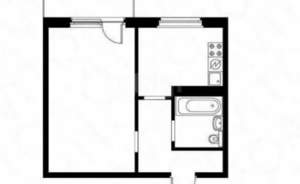 1-к квартира, вторичка, 37м2, 2/10 этаж