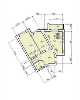 2-к квартира, вторичка, 75м2, 10/10 этаж