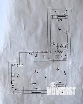3-к квартира, вторичка, 61м2, 9/10 этаж