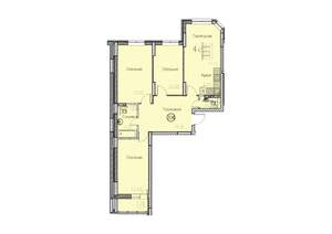 Студия квартира, вторичка, 83м2, 8/10 этаж