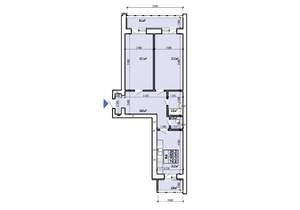 2-к квартира, вторичка, 75м2, 1/10 этаж