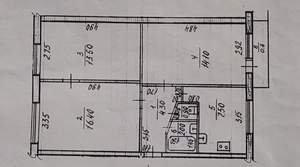 3-к квартира, вторичка, 59м2, 5/5 этаж