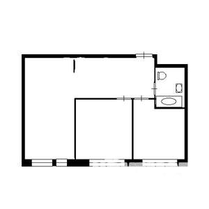 2-к квартира, вторичка, 45м2, 5/5 этаж