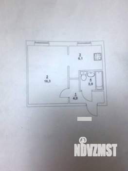 1-к квартира, вторичка, 29м2, 1/5 этаж