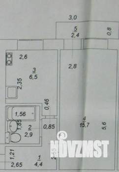 1-к квартира, вторичка, 30м2, 4/5 этаж