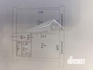 1-к квартира, вторичка, 34м2, 6/9 этаж