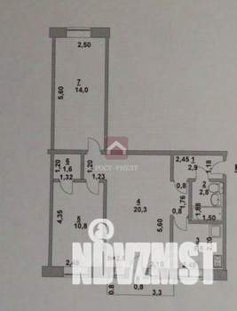 3-к квартира, вторичка, 58м2, 2/5 этаж