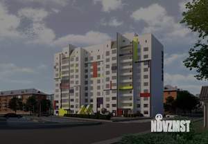 2-к квартира, строящийся дом, 70м2, 8/10 этаж
