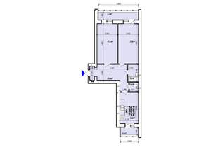 2-к квартира, вторичка, 75м2, 1/10 этаж