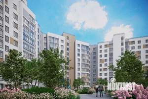 2-к квартира, строящийся дом, 69м2, 6/10 этаж
