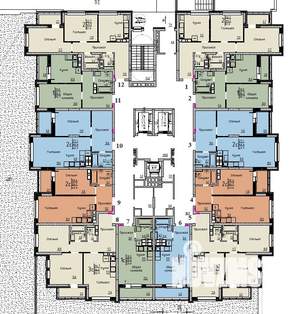 Студия квартира, вторичка, 59м2, 2/25 этаж