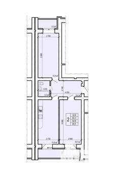 2-к квартира, вторичка, 70м2, 8/10 этаж