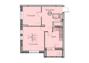 Студия квартира, вторичка, 57м2, 7/10 этаж