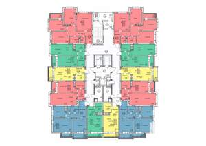 Студия квартира, вторичка, 45м2, 23/23 этаж