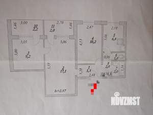2-к квартира, вторичка, 43м2, 2/5 этаж