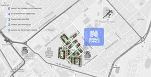 3-к квартира, строящийся дом, 59м2, 8/25 этаж