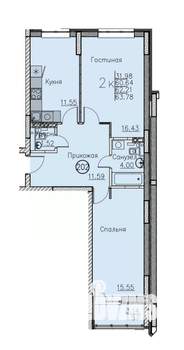 Студия квартира, вторичка, 64м2, 5/10 этаж