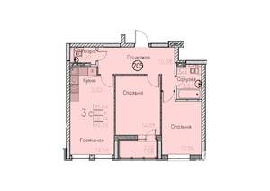 Студия квартира, вторичка, 60м2, 2/10 этаж