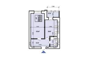 1-к квартира, вторичка, 38м2, 3/10 этаж
