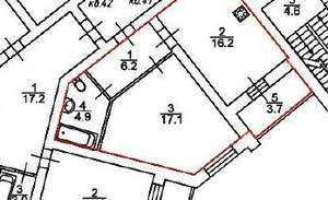 1-к квартира, вторичка, 44м2, 7/10 этаж