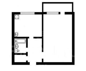 1-к квартира, вторичка, 38м2, 9/9 этаж