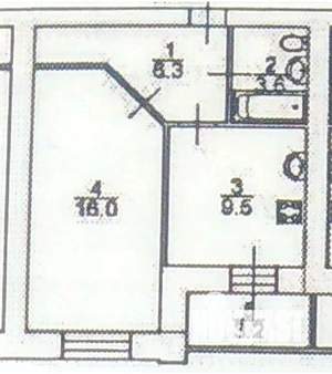 1-к квартира, вторичка, 40м2, 8/10 этаж