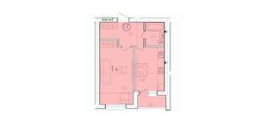 1-к квартира, вторичка, 39м2, 1/10 этаж